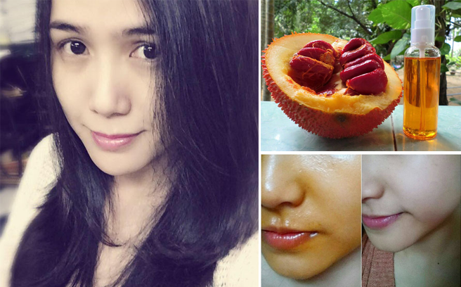 Bí quyết cho làn da sáng hồng, mịn màng sạch mụn với tinh dầu gấc