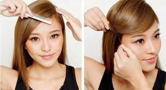 Bí kíp tự cắt tóc mái tại gia cực "chuẩn"