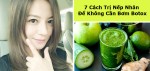 7 Cách Trị Nếp Nhăn Để Không Cần Bơm Botox