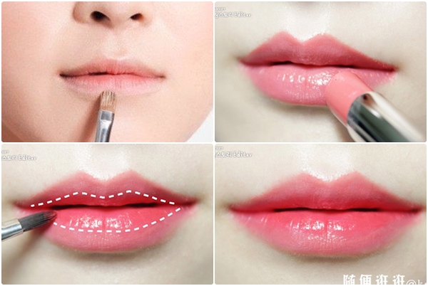 Dạy bạn cách đánh son cho môi dày hoặc môi mỏng