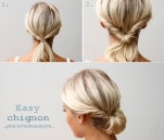 5 kiểu búi đẹp chỉ bằng cách cuộn tóc vào trong