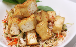 Đậu hủ chiên muối xả - rẻ mà ngon