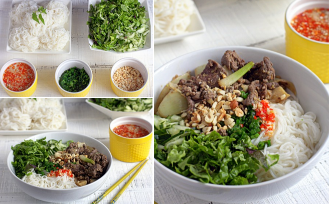 Bún thịt xào thơm ngon đến sợi cuối cùng!