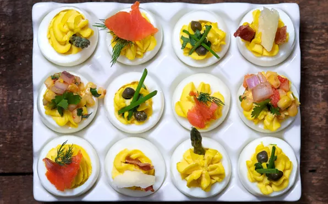 Thử tài làm món trứng mimosa ngon độc lạ