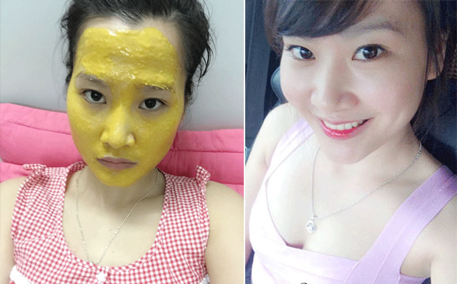 Trắng hồng tức thì với mặt nạ bột nghệ thần thánh!