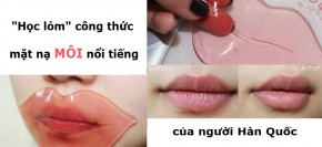 "Học lỏm" công thức mặt nạ môi nổi tiếng của người Hàn