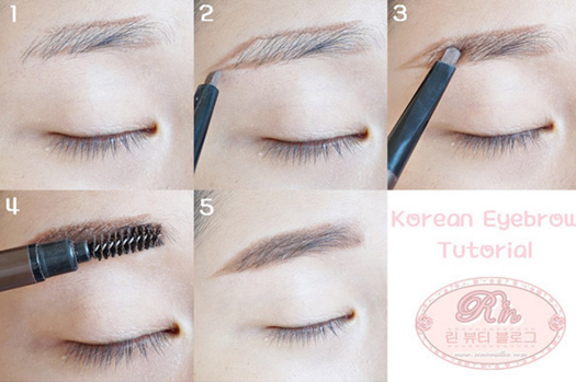 Tất tần tật các bước để có hàng lông mày chuẩn Hàn Quốc