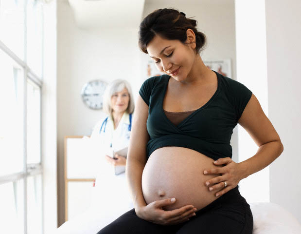 Dâu hiệu bà bầu sắp chuyể dạ