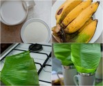 Bánh chuối nước cốt dừa mềm mịn thơm ngon