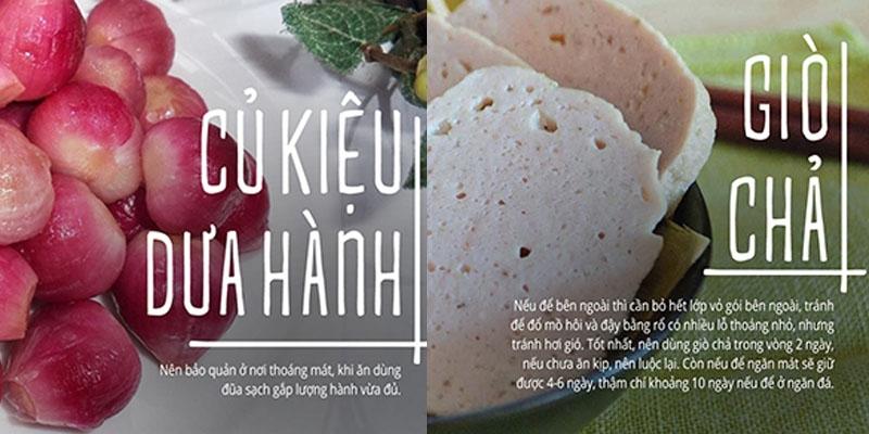 Mách bạn bảo quản thực phẩm tươi ngon lâu ngày Tết