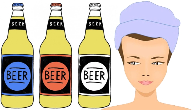 Cách gội đầu bằng BIA phục hồi và chăm sóc tóc hư tổn