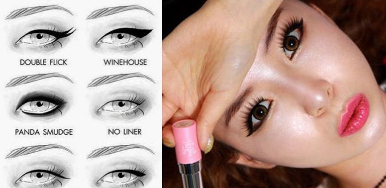 Tổng hợp các kiểu vẽ eyeliner HOT và HỢP cho từng dáng mắt