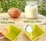 Ngăn ngừa rụng tóc với sữa chua
