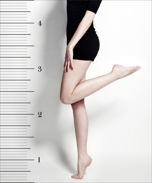 Bí quyết tăng chiều cao nhờ ăn mặc cho nàng "nấm lùn"