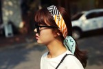 Biến tấu cho tóc đẹp quên sầu chỉ bằng 1 chiếc khăn