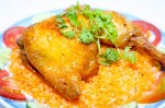 Cơm gà xối mỡ