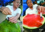 Cảnh báo dưa hấu tiêm thuốc gây ngộ độc, đột biến gen, ung thư