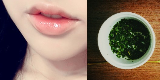 Giã rau này lấy nước, thoa 2 lần/ngày môi thâm sạm cũng hồng lên nhanh chóng