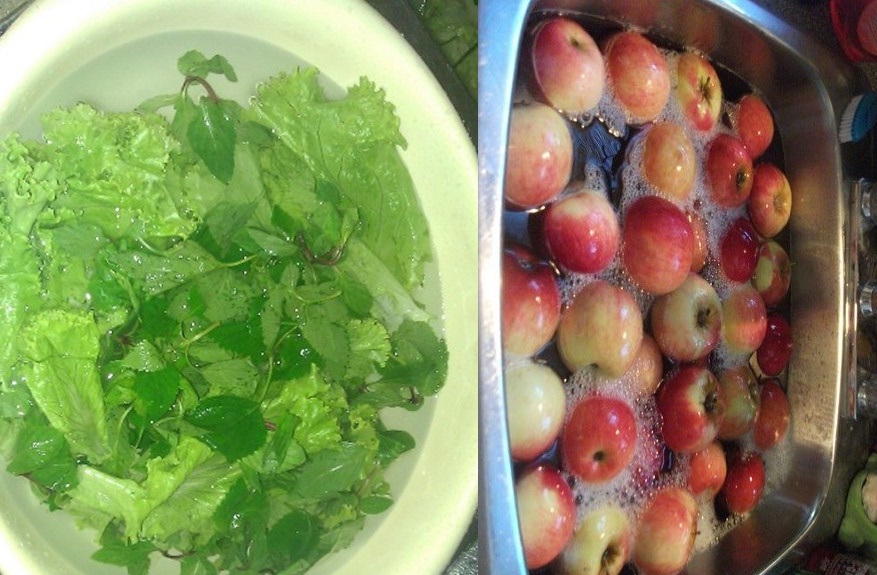 Tự chế 3 dung dịch rửa rau củ quả an toàn gấp nhiều lần nước muối