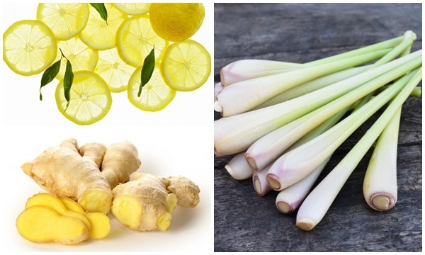 Xông hơi 1 tuần 2 lần với sả – chanh – gừng, mụn hết sạch, da trắng mịn siêu tốc