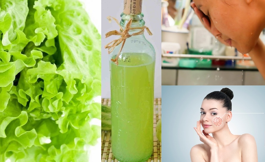 Hướng dẫn làm sữa rửa mặt từ rau xà lách