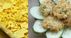 Biến tấu lạ miệng với với chả bắp trứng, thử là ghiền