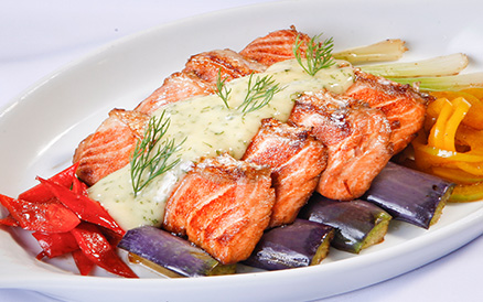 CÁ HỒI NƯỚNG XỐT MAYO THƠM BÉO CHO BỮA ĂN GIA ĐÌNH