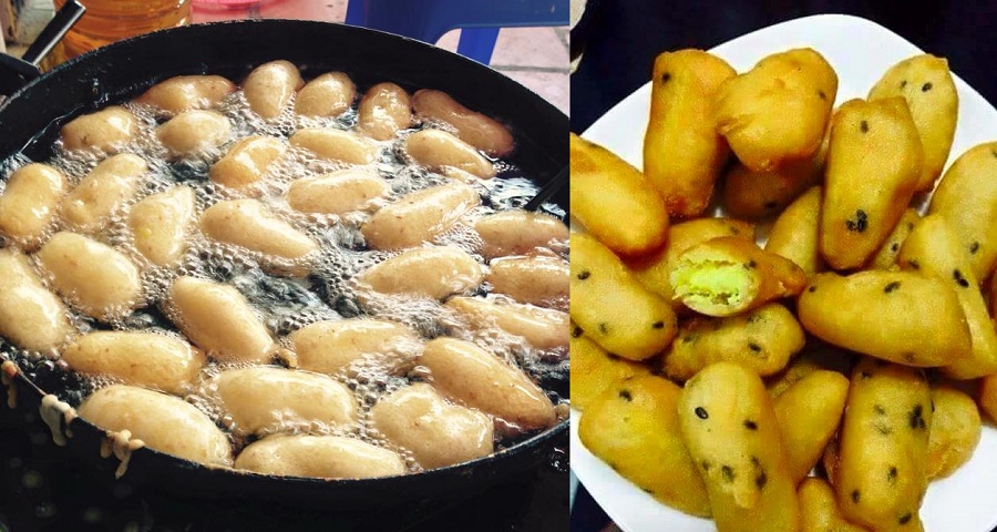 Làm khoai lang kén đơn giản giòn ngon như ngoài tiệm, ngon không cưỡng nổi