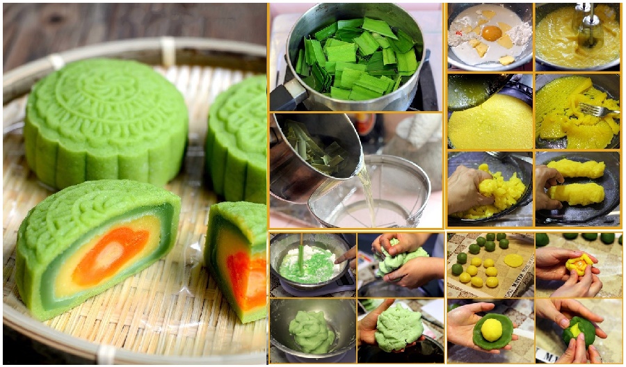 Công thức bánh dẻo không ngọt với 3 lớp nhân vừa đẹp vừa ngon