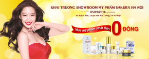 Thỏa sức trải nghiệm mỹ phẩm Sakura chính hãng tại Hà Nội