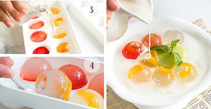 Ngon đứng hình, đẹp rụng tim với thạch trái cây pha lê lung linh