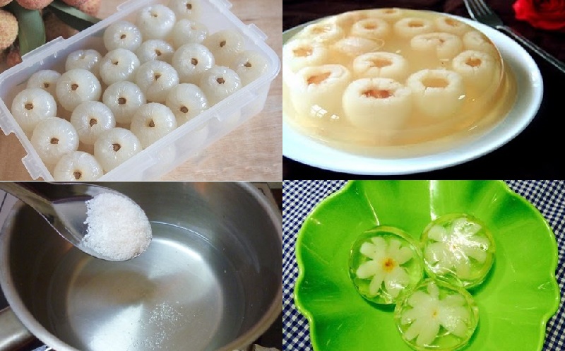 THẠCH VẢI - MÓN NGON giòn giòn mát lạnh cực ghiền, bạn nên làm một lần trong mùa vải này