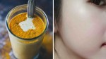 Đắp vỏ cam trộn với nghệ, da sáng bừng mịn màng như da em bé