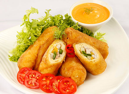 CÁ HỒI CUỘN BƠ CHIÊN GIÒN VỊ BÉO CHO BỮA ĂN NGON MIỆNG