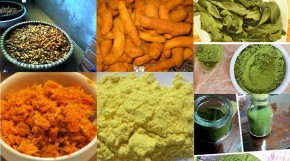 Cách làm bột trà xanh, bột nghệ sạch khỏi lo mua phải hàng giả