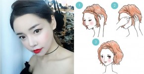 Tóc mái không còn lòa xòa trước mặt nhờ cách biến tấu đơn giản nhưng bất ngờ này