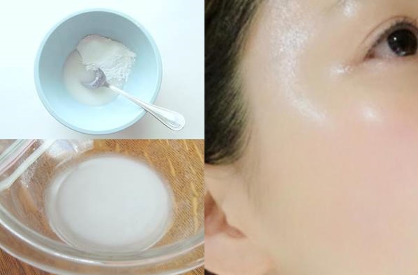 Hòa thứ bột này với nước và bôi lên mặt, lỗ chân lông to cỡ nào cũng biến mất da trắng mịn sau 15 phút