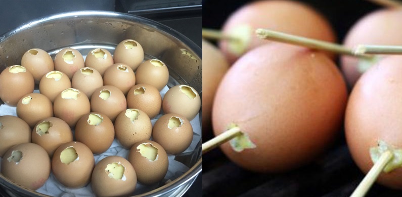 Học người Thái Lan cách làm món trứng gà nướng độc đáo, ngon bổ rẻ