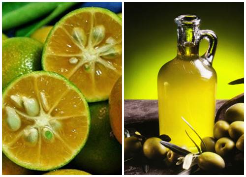 Trộn quất với dầu oliu, lỗ chân lông to cỡ nào cũng se khít lại ngay