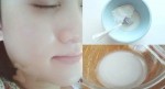 Hòa thứ bột này với nước và bôi lên mặt, lỗ chân lông biến mất da trắng mịn sau 15 phút