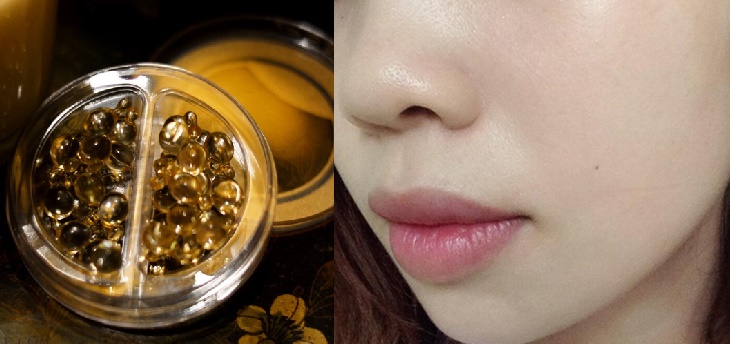 Da trắng bóc, lỗ chân lông to thu nhỏ mãi mãi khi dùng viên Vitamin E đúng cách
