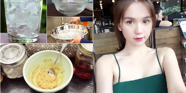 Có phải đây chính là bí quyết giúp Ngọc Trinh có làn da sạch mụn, trắng bóc không tì vết