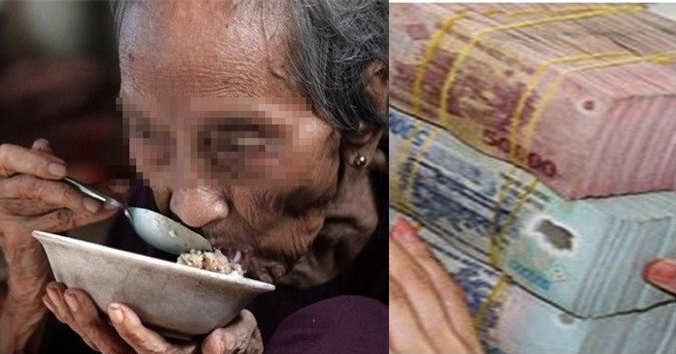 Nuôi mẹ chồng già tốn kém, con dâu chỉ cho bà ăn cơm thừa canh cặn và sốc khi bà mang 2 tỷ và làm điều này
