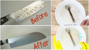 Nhà nào có đồ nào gỉ sét chỉ cần làm thế này sẽ bóng loáng trong 1 nốt nhạc