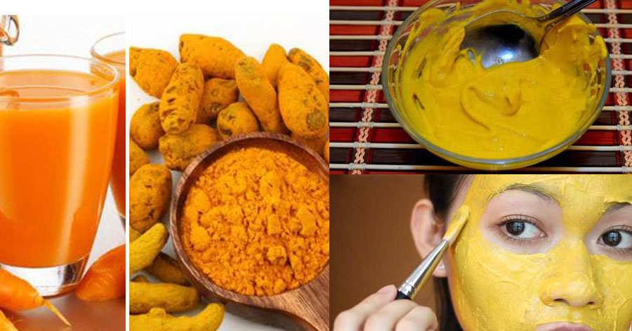 Trộn nước ép cà rốt với bột nghệ để có công thức mờ sẹo, trắng da tuyệt vời hơn cả đi Spa