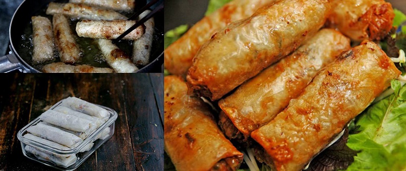 Tuyệt chiêu trữ đông và rán nem giòn tan cho Tết