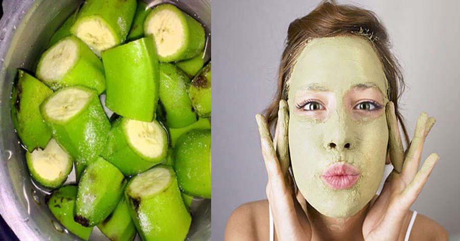 Dùng chuối xanh để nám da, tàn nhang biến mất trả lại làn da trắng hồng