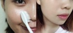 Xóa sạch mụn đầu đen ở mũi và 2 bên cánh mũi chỉ bằng 1 chiếc bàn chải cũ bỏ đi