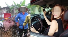 Đi liên hoan với vợ nhặt rác, bị coi thường chồng liền nghĩ cách đuổi vợ về và cái kết choáng váng khi thấy chiếc xe 3 tỷ tới đón vợ...