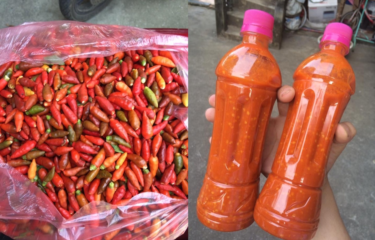 Mẹ 2 con khoe cách làm tương ớt chuẩn vị, màu bắt mắt